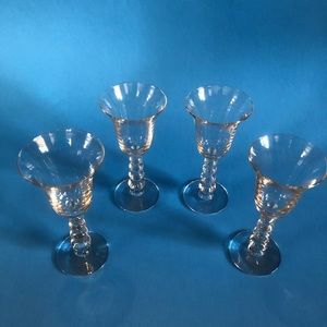 Imperial Candlewick 3800 1oz Cordials! Set of 4!